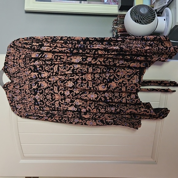 Free People Bridgette Multi Printed Tunic Dress Size Large - Picture 4 of 6